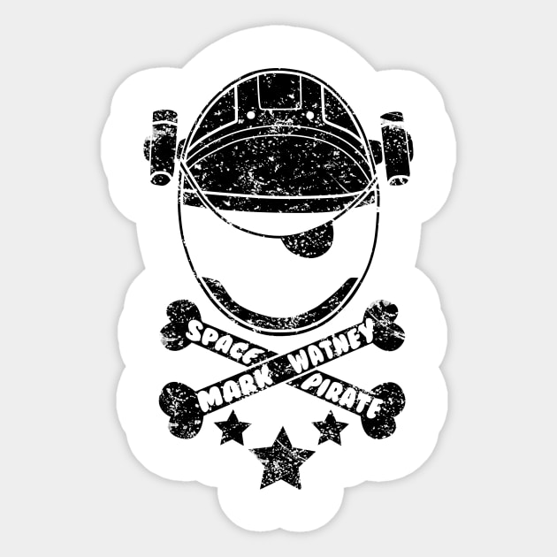 The Martian - Space Pirate Sticker by jakeskelly54